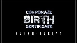 CORPORATEBIRTHCERTIFICATE [upl. by Ern680]