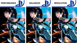 Stellar Blade  Performance  Balanced  Resolution  PS5 Modes Comparison amp Framerate Test  DEMO [upl. by Som]