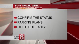 Bradley International Airport expects busy April with spring break travelers [upl. by Nahtnoj120]