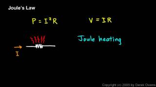 Physics 1332a  Joules Law [upl. by Lanford]