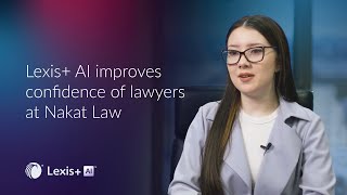 Lexis AI is a game changer for Nakat law [upl. by Tanney]