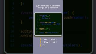 JavaScript  Reto 1 🔥 ¿Qué imprimirá este código en la consola [upl. by Cul825]