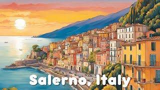 Salerno Walking Tour Italy  4K [upl. by Starla]