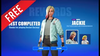 How to get Jackie quotRocket Racingquot skin for FREE [upl. by Oiredised]