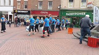 Bridgwater town centre today with drumming [upl. by Kaule]