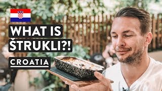 TASTING CROATIAN FOOD BEER amp COFFEE  Strukli in Zagreb  Croatia Travel Vlog [upl. by Morty]