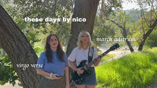 Nico  These Days Cover by March Adstrum amp Virgo Verse [upl. by Rossy27]