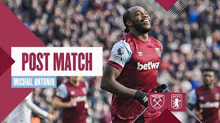 “I Want To Keep The Games Coming”  West Ham 11 Aston Villa  Michail Antonio  Post Match Reaction [upl. by Dietz]