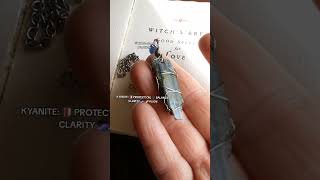 Kyanite vibes are great divination pendulum rawcrystal [upl. by Aisak]