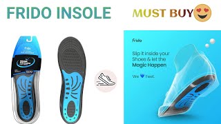 Frido Dual Gel Heavy Duty Trimmable Insoles unboxing and reviewRs 600700 worth [upl. by Ribaudo]