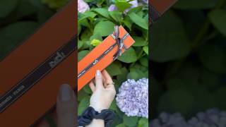 HERMES WATCH BAND UNBOXING ✨ hermes watch applewatch [upl. by Rohn]