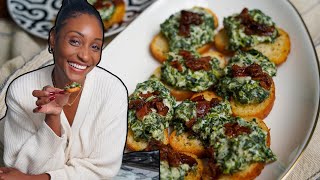 How to Make The Best Spinach Dip Appetizer  Fall Entertaining Recipe [upl. by Fisoi162]