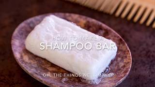 DIY NonSoap Shampoo Bar [upl. by Ahtiekahs]