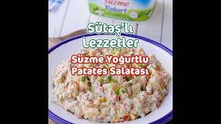 Patates Salatası Nasıl Yapılır  Sütaş Süzme Yoğurt’lu Patates Salatası Tarifi [upl. by Mccollum]