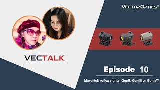 VecTalk  EP10 Maverick Reflex Sights —— GenII GenIII or GenIV？ [upl. by Terrena466]