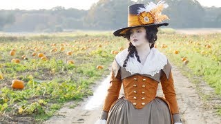 Costume Spotlight 18th c Striped Redingote [upl. by Ymrots]