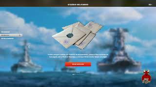 Abriendo contenedores en WORLD OF WARSHIPS [upl. by Ogirdor]