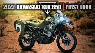 2022 Kawasaki KLR 650  First Look [upl. by Suivatram]