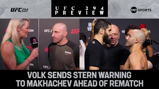 UFC 294 Alexander Volkanovski sends stern warning to Islam Makhachev as he eyes REVENGE 💥 [upl. by Lorusso873]