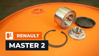 Radlager hinten bei RENAULT MASTER 2 Kastenwagen wechseln AUTODOC TUTORIAL [upl. by Alial799]