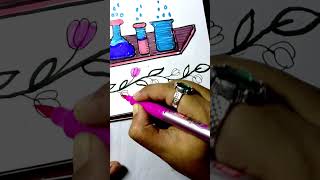 Science notebook front page idea Must Try it foryou art drawing satisfying creative [upl. by Hanikas338]