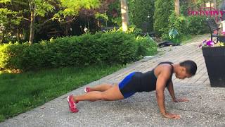 Outdoor cardio HIIT with Trudie German [upl. by Malanie608]