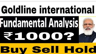 Goldline international finvest ltd today NEWS🌑goldline international finvest ltd Share Target ₹1000 [upl. by Winfred]