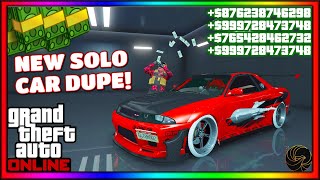 SOLO  NEW SUPER EASY GTA 5 ONLINE CAR DUPLICATION GLITCH  AFTER PATCH 167  PS5XBOXPC [upl. by Glaudia]