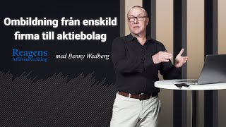 Ombildning från enskild firma till aktiebolag  Onlineutbildning [upl. by Leseil]