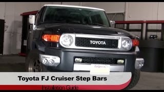 Spyder Auto Installation 20072010 Toyota FJ Cruiser Step Bars [upl. by Refotsirhc128]