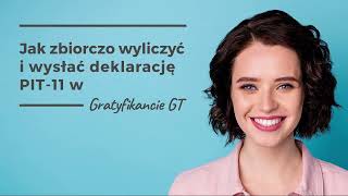 Jak zbiorczo wyliczyć i wysłać deklarację PIT11 w Gratyfikancie GT [upl. by Bar]