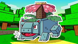 I Survived 1000 DAYS as the GRASS POKEMON BULBASAUR in HARDCORE Minecraft Pokemon Mobs Compilation [upl. by Salema]