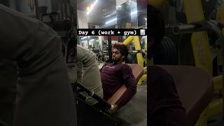 Day 7 workgym 📈 music cover song motivation transformation gymmotivationvideo gym viral [upl. by Ardiekal]