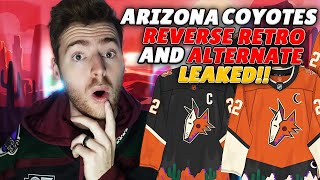 News On The Arizona Coyotes Reverse Retro 2 And Alternate Jerseys [upl. by Notniuqal]