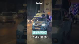 CPAC CARRO DESFILA COM BONECOS DE BOLSONARO E TRUMP EM SANTA CATARINA [upl. by Lucias173]