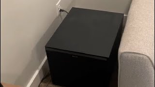 Klipsch R 120SW Subwoofer CANNOT say how much I love this sub HONEST REVIEW [upl. by Assilaj]