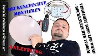 Lampe anschließen Anleitung  Deckenleuchte Montieren [upl. by Ssidnak16]