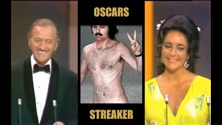 1974 OSCARS  Complete Streaker Incident amp Follow up  Full Story in Description Below Video [upl. by Ardnohs]