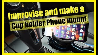 Easy cup holder phone mount for your car [upl. by Plantagenet]