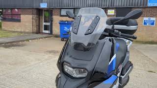 BMW C400X SPORT 22 REG 1500 MILES JUST SERVICED AT BMW BMW WARRANTY UIMMACULATE £4999 [upl. by Berneta184]