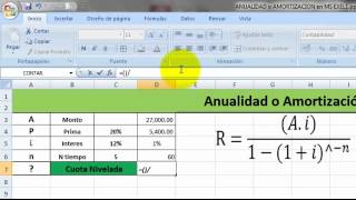 Tutorial exel cuota nivelada [upl. by Revert]