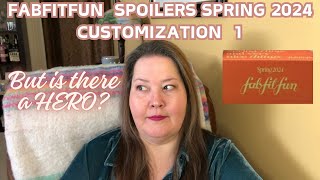 Fabfitfun SPOILERS Spring 2024 Customization 1 Spoiler [upl. by Artekal]