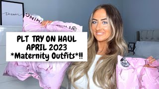 PrettyLittleThing Maternity TRY ON HAUL  New In April 2023 [upl. by Anaoy546]