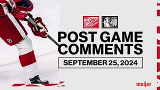 Mazur Cossa Lalonde  Post Game Comments 925 CHI [upl. by Craggie684]