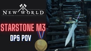 New World  Starstone M3 Gold DPS POV [upl. by Lat]