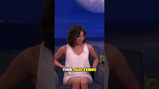 Aubrey Plazas Quirky Wardrobe Malfunction Brings Laughs With Conan OBrien 😀 aubreyplaza [upl. by Niawtna193]