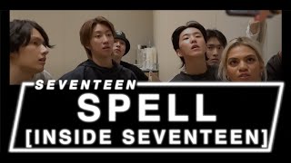 DANCE CHOREOGRAPHER REACTS  INSIDE SEVENTEEN Spell 안무 연습 비하인드 quotSPELLquot Dance Practice [upl. by Warms]