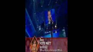 Xfactor Matt Stevens I dont want to miss a thing video [upl. by Stearne555]