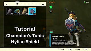 How to get Hylian Shield and Champions TunicLeathers early in the game  more  Tutorial [upl. by Allmon]