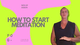 How to start meditation Beginners meditation Meditation Introduction [upl. by Arihsay283]